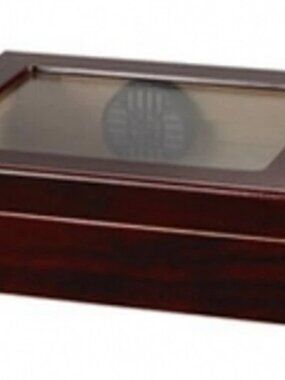 Beautiful Little Cherry Glass Top Storage Box